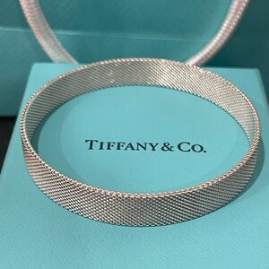 Tiffany & Co. Sterling Mesh Flat Bracelet